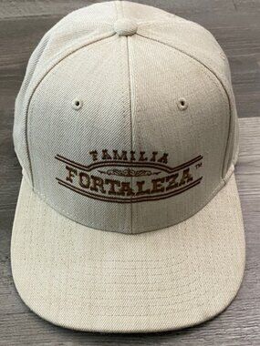Familia Fortaleza Wool Blend Hitch Snapback Hat Explosion Caps Beige Brown OS